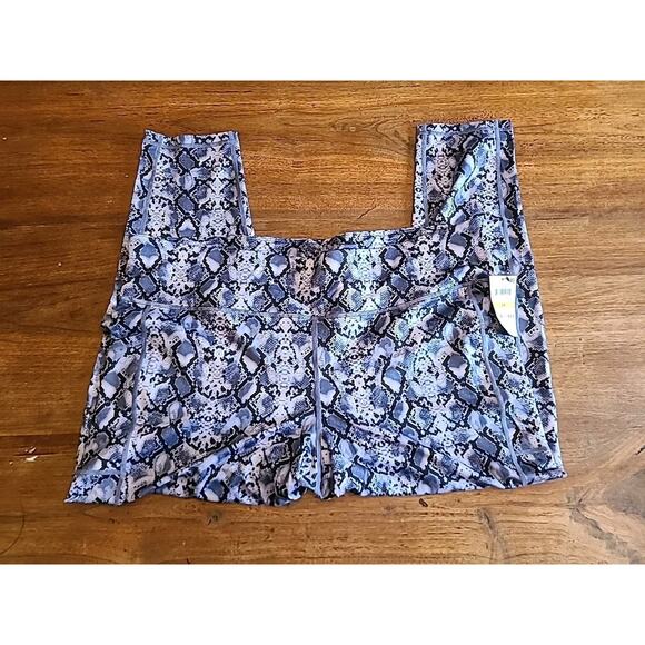 IDEOLOGY Women's Believe Luxe Iris Print High Waist Activewear Leggings Plus 3x - Picture 1 of 8